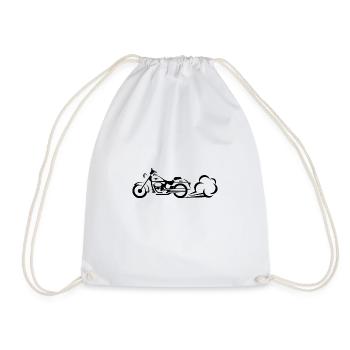 Moto - Sac de sport léger - blanc - Devant