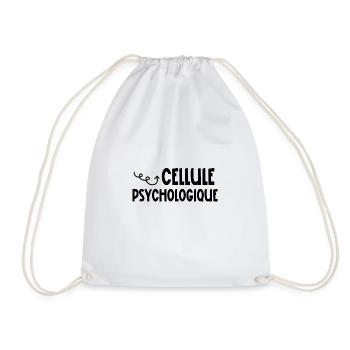 cellule psychologique - Sac de sport léger - blanc - Devant