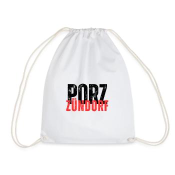 Zündorf noir rouge - Sac de sport léger - blanc - Devant