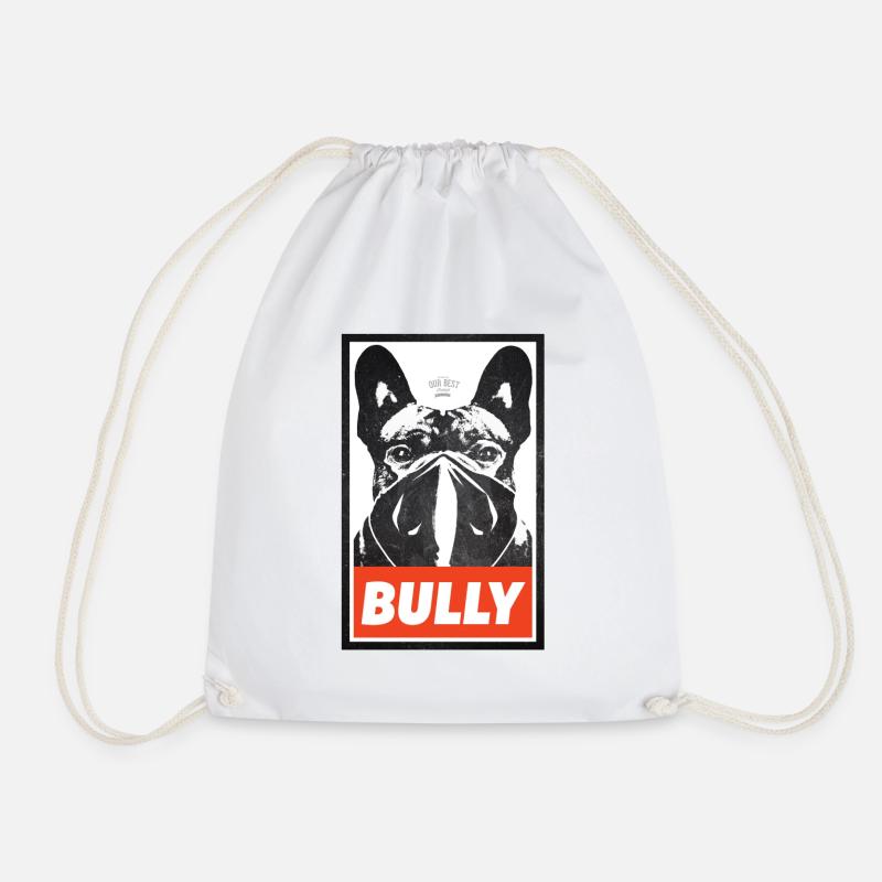 Bully Streetart - Turnbeutel - Weiß