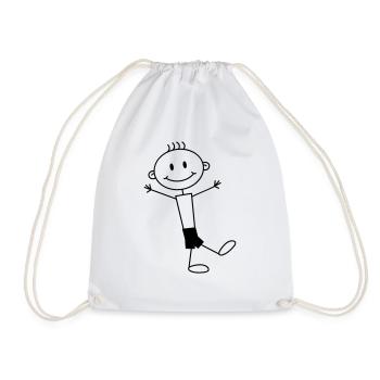 Cute Happy Boy - Sac de sport léger - blanc - Devant