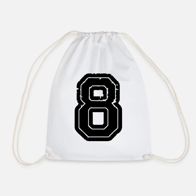8 - Drawstring Bag - white