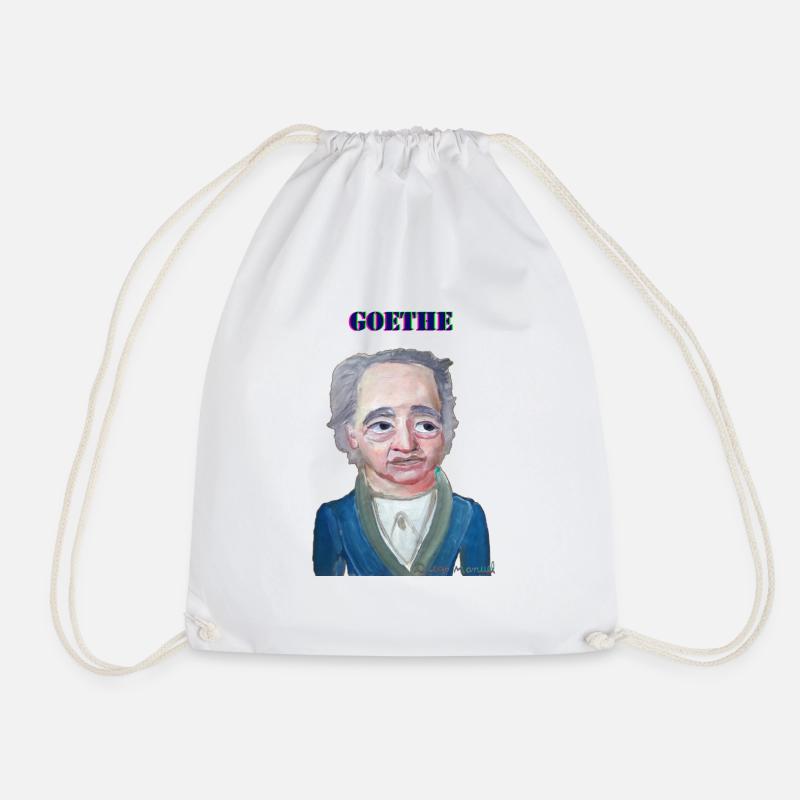 goethe b - Turnbeutel - Weiß