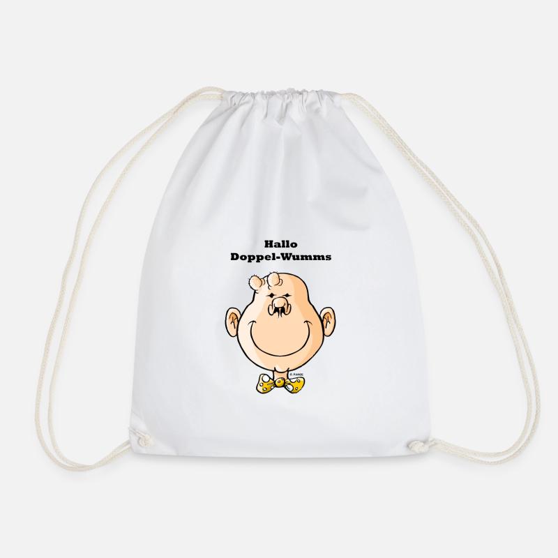 Example Kopp Doppelwumms - Drawstring Bag - white