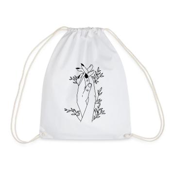 Des mains pleines d’amour - Sac de sport léger - blanc - Devant