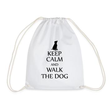 Chien Hund - Sac de sport léger - blanc - Devant