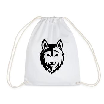Le loup - Sac de sport léger - blanc - Devant