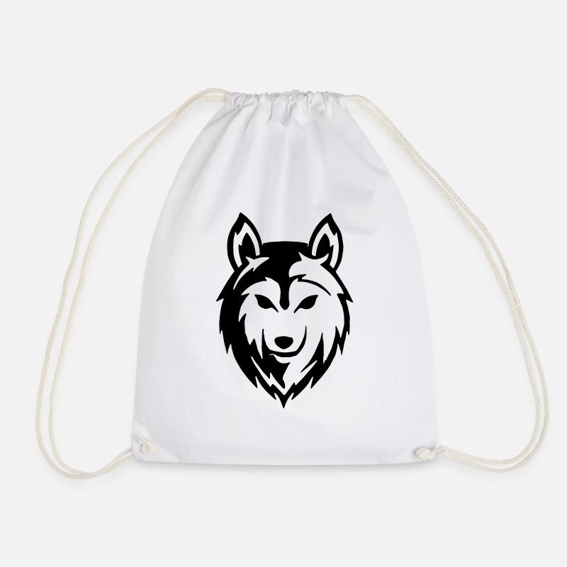 Der Wolf - Turnbeutel - Weiß