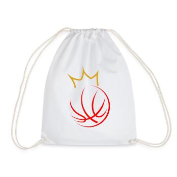 Basketball T-shirts,Hoodies,Caps in Kronen-design - Turnbeutel - Weiß - Vorne