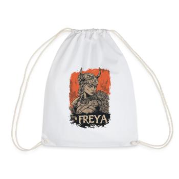 Freya Bouclier Jeune Fille Vikings Viking Viking Odin - Sac de sport léger - blanc - Devant