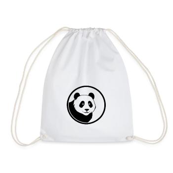 1 Round F9F9BE3C F0E3 413E BF59 99D40420609E - Drawstring Bag - white - Front