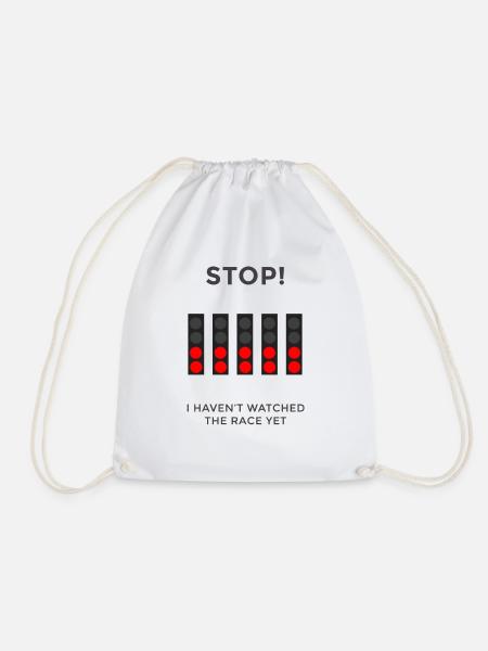 TRAFFIC LIGHT - Drawstring Bag - white