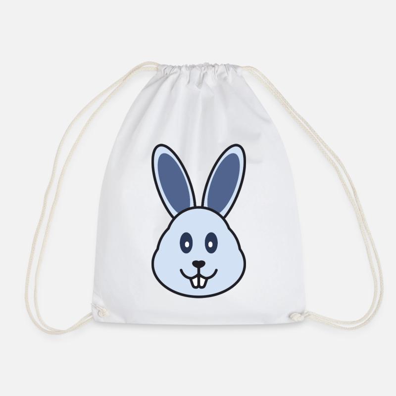 Hase N7T / NFT Style / Neu - Turnbeutel - Weiß