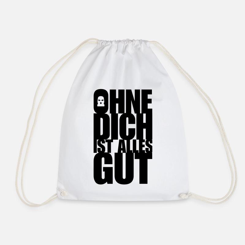 Ohne Dich - Turnbeutel - Weiß