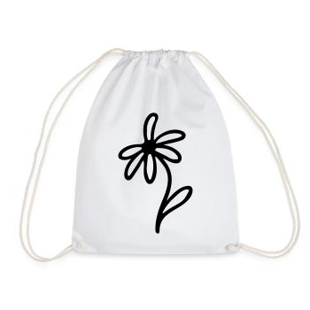 Minimaliste - Sac de sport léger - blanc - Devant