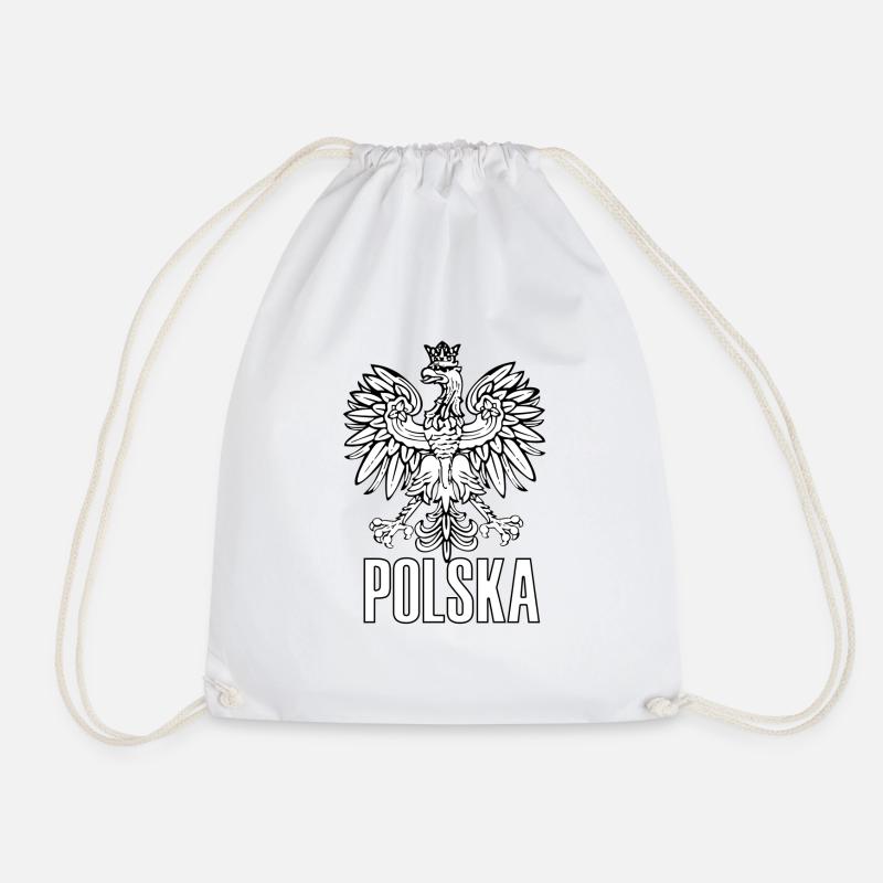 Polska Eagle - Sac de sport léger - blanc