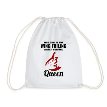 Wing Foiling Hydrofoil Surfing Surf Water Sport - Sac de sport léger - blanc - Devant