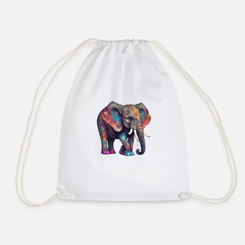 magic elephant - Turnbeutel - Weiß