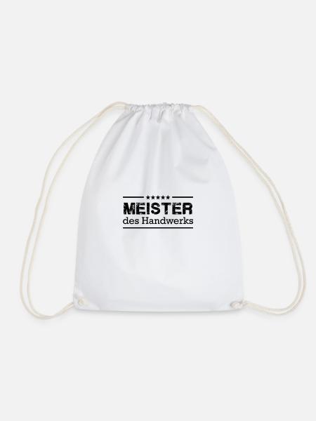 Meister des Handwerks - Turnbeutel - Weiß