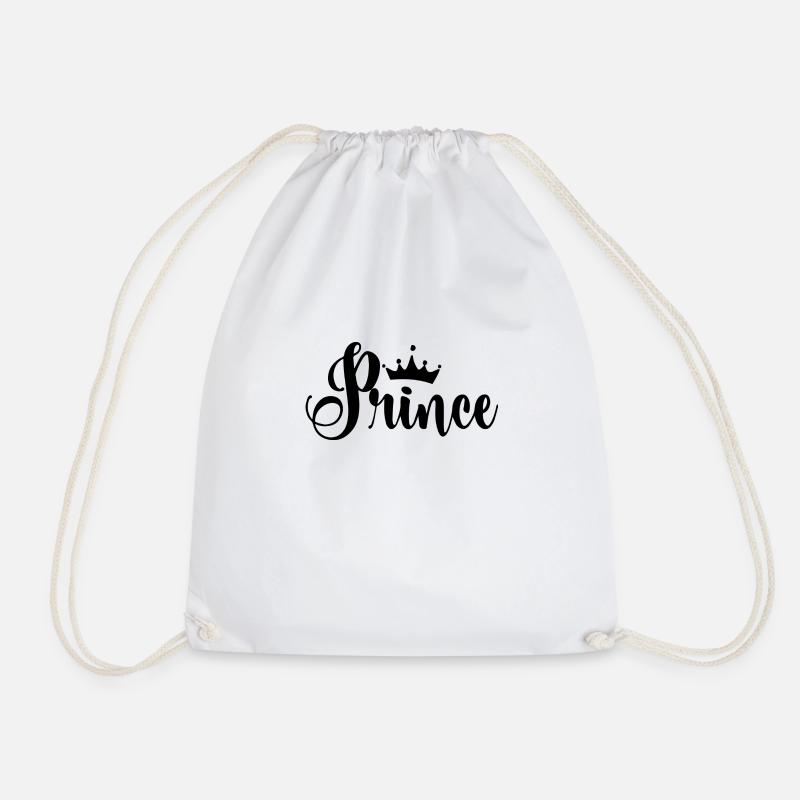 Prince - Drawstring Bag - white