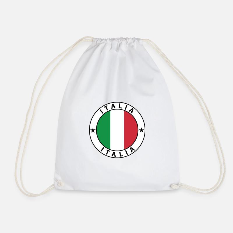 Italia - Drawstring Bag - white