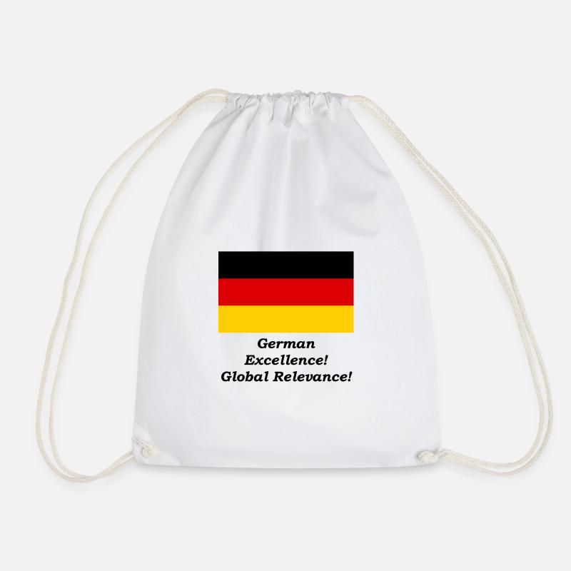 German Excellence! - Global Relevance! - Turnbeutel - Weiß