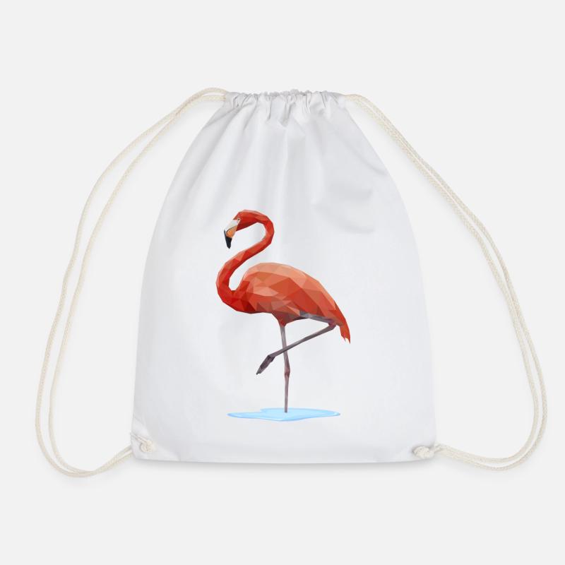 Flamingo - Turnbeutel - Weiß