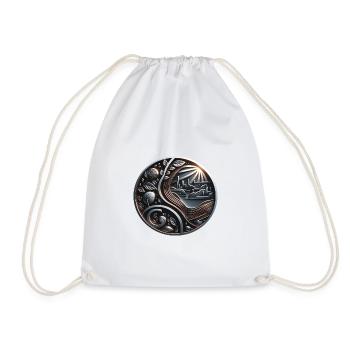 Rayon de soleil métallisé - Sac de sport léger - blanc - Devant