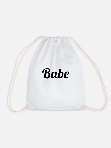 Babe - Turnbeutel - Weiß