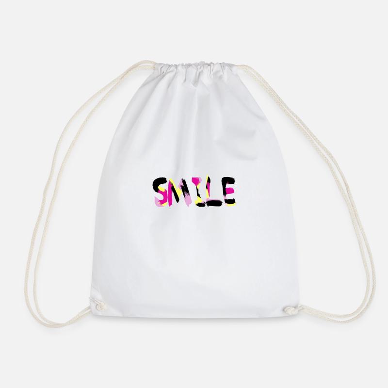 SMILE Statement - Turnbeutel - Weiß