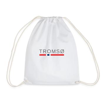 Tromsø Norwegen - Turnbeutel - Weiß - Vorne