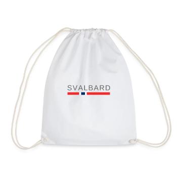 Svalbard Norway - Drawstring Bag - white - Front