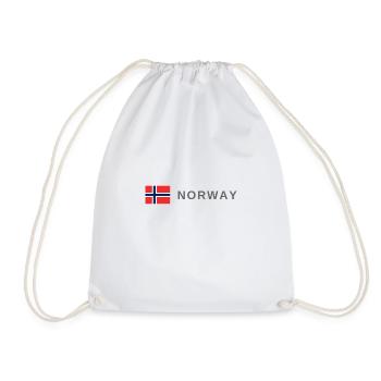 Norwegen - Turnbeutel - Weiß - Vorne