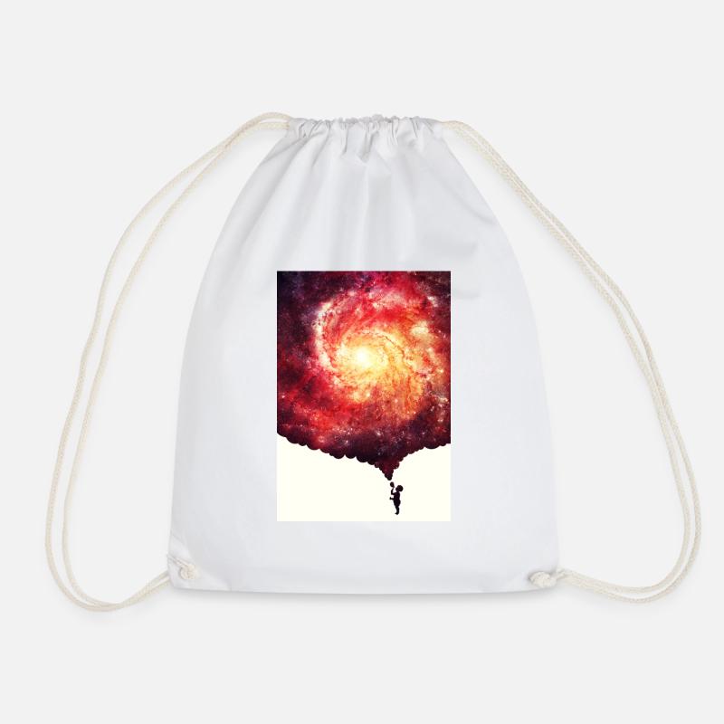 The universe in a soap-bubble - Handycase - Turnbeutel - Weiß