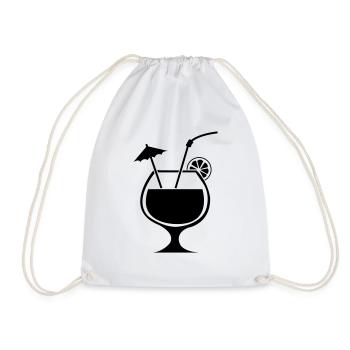 cocktail - Turnbeutel - Weiß - Vorne