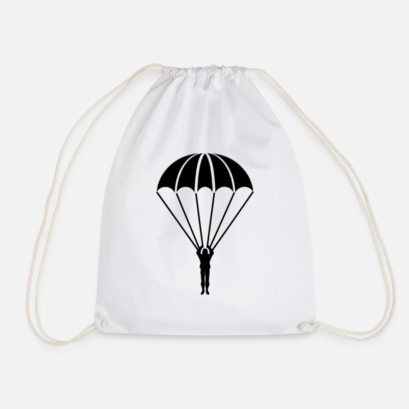 Parachute - Drawstring Bag - white
