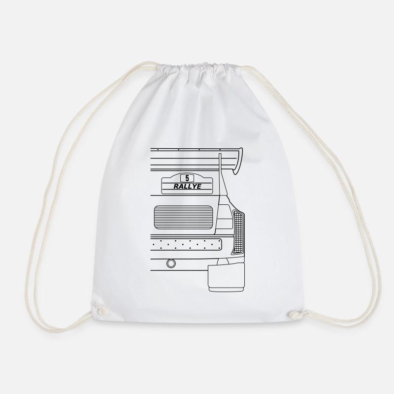 Rally S1 E2 Sport Quattro Heck - Drawstring Bag - white
