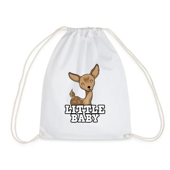 BAMBI BABY by The Manzanita´s - Drawstring Bag - white - Front