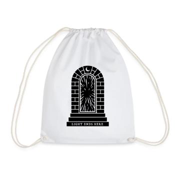 Dark Portal - Darkness - Drawstring Bag - white - Front
