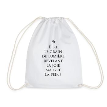 lumiere - Sac de sport léger - blanc - Devant