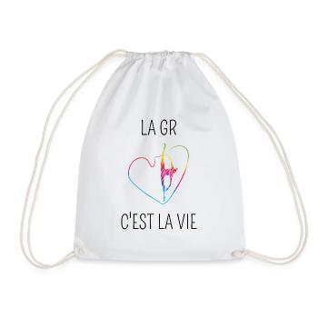 la gymnastique rythmique c'est la vie - Sac de sport léger - blanc - Devant
