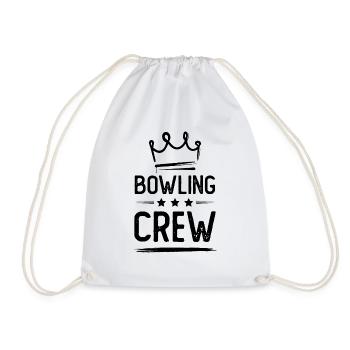 Bowling Crew - Drawstring Bag - white - Front