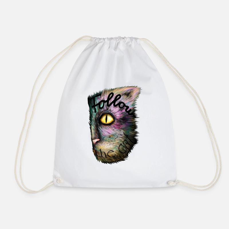 Magische Katze - Turnbeutel - Weiß