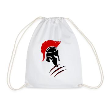 Guerrier de Sparte - Sac de sport léger - blanc - Devant