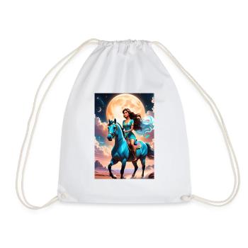 personalized design mother's gift - Drawstring Bag - white - Front