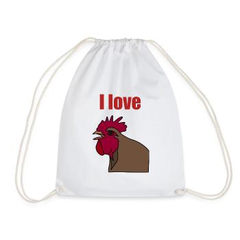 I love… - Turnbeutel - Weiß - Vorne