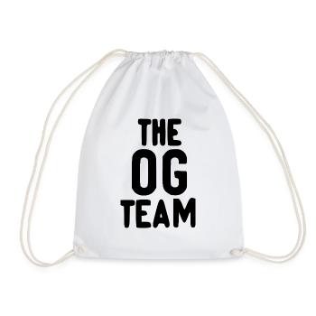The OG Team - Drawstring Bag - white - Front