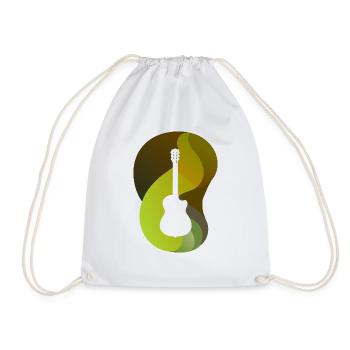 Guitare Heavy Bass - Sac de sport léger - blanc - Devant