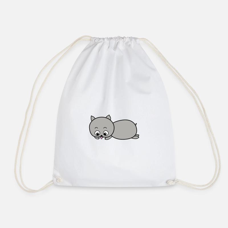 Chien - Sac de sport léger - blanc