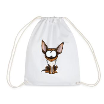 Je Suis Chihuahua - Chocolat Feu Blanc - Sac de sport léger - blanc - Devant